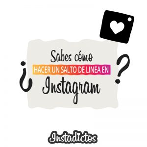 Cómo hacer un salto de linea en Instagram (crear párrafos en IG)
