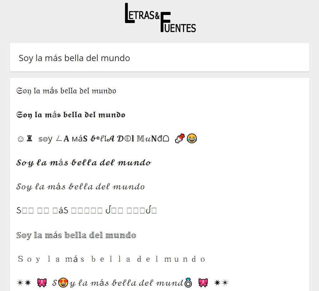 tipografías de Instagram