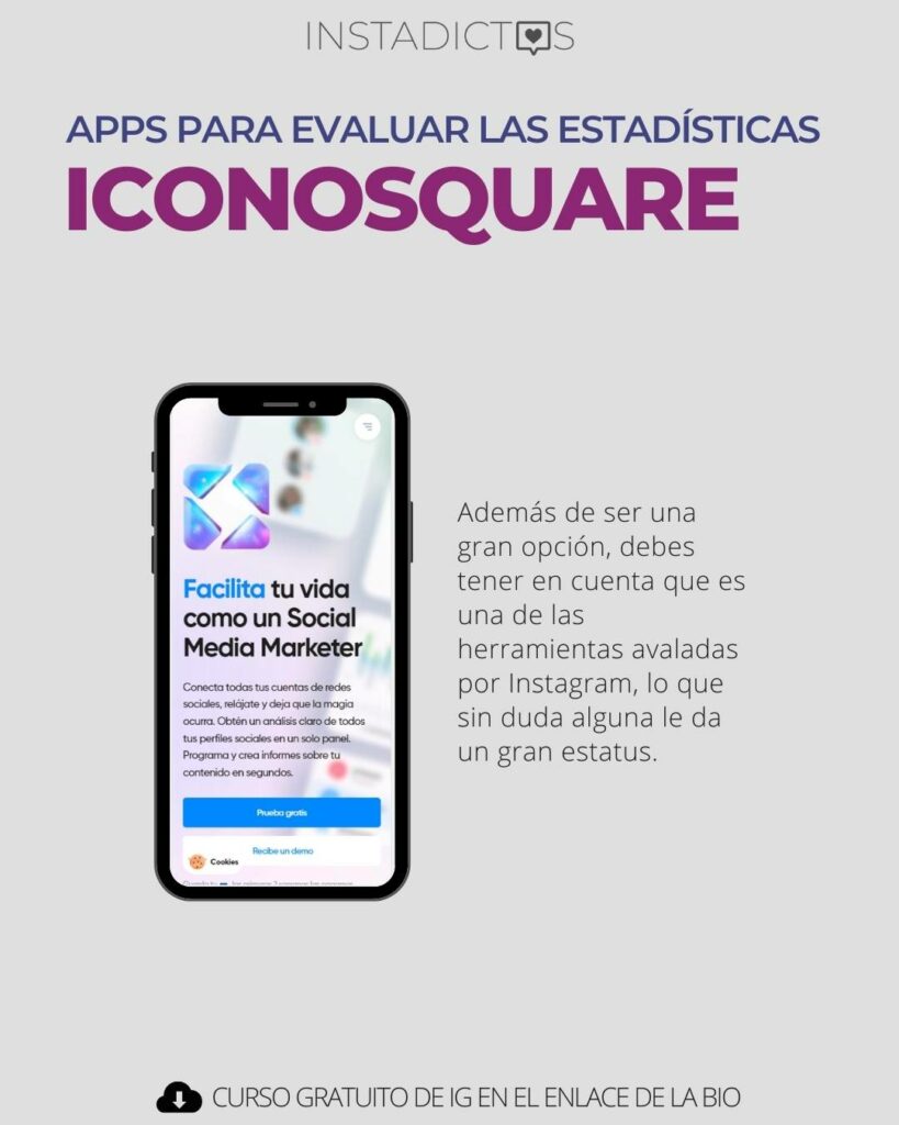 apps para evaluar las estadísticas iconosquare