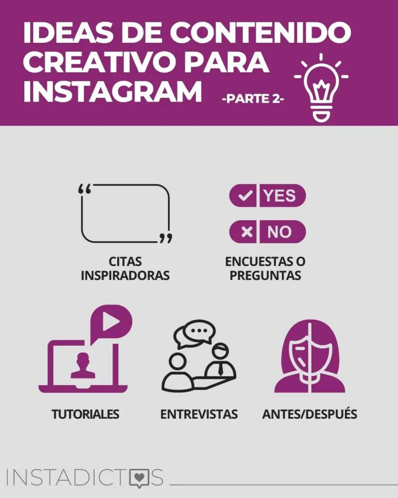 IDEAS DE CONTENIDO CREATIVO PARA INSTAGRAM (2)
