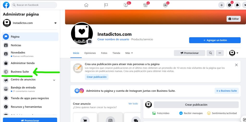 Como programar historias en Instagram con Facebook Business Suite