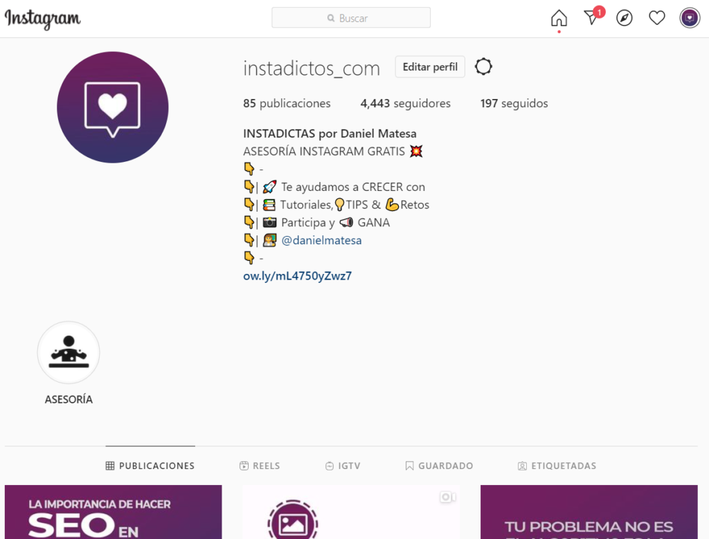 Instagram TV para PC