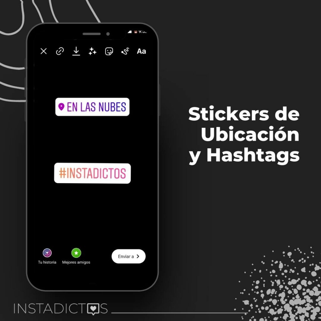 Stickers para historias Instagram