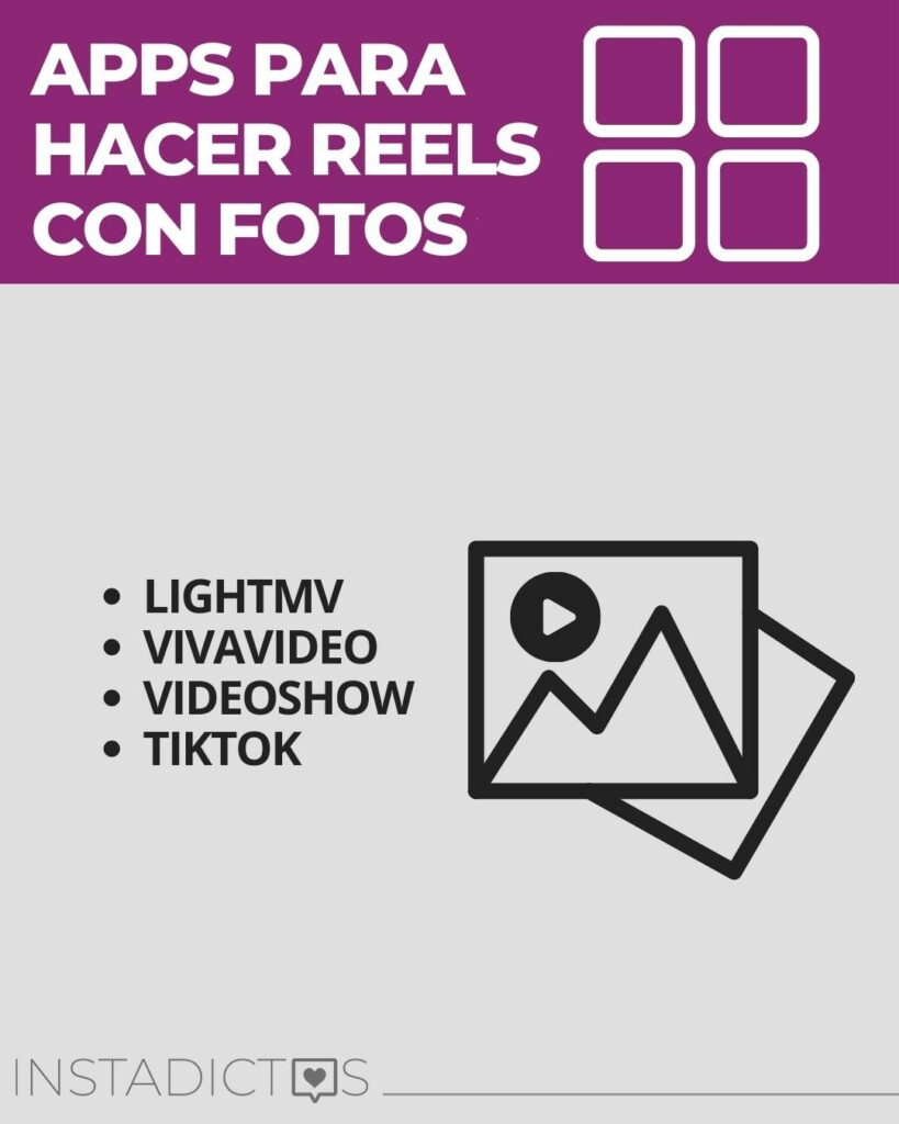 APPS PARA HACER REELS CON FOTOS