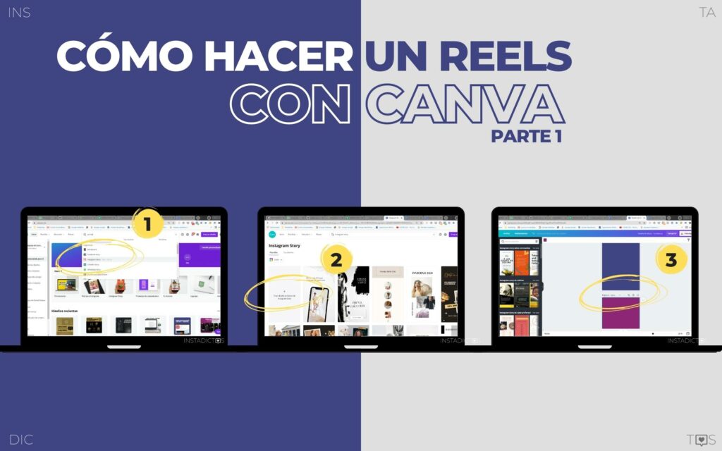 Cómo hacer un reels con fotos en instagram con canva