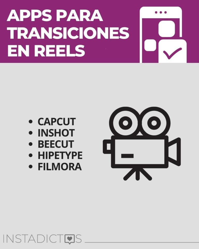Cómo hacer TRANSICIONES en REELS para Instagram
