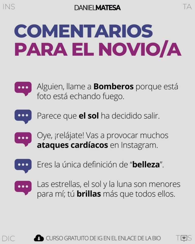 Que Comentar En Una Foto De Instagram | Para Amigos, Amor Y Más...