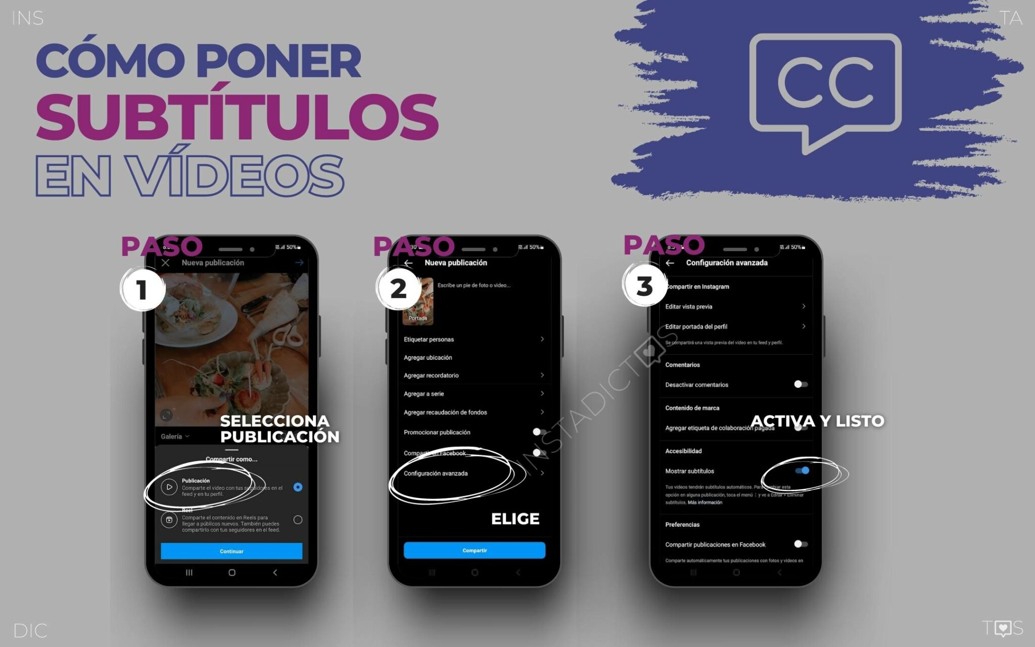 Cómo poner SUBTÍTULOS en VÍDEOS de Instagram