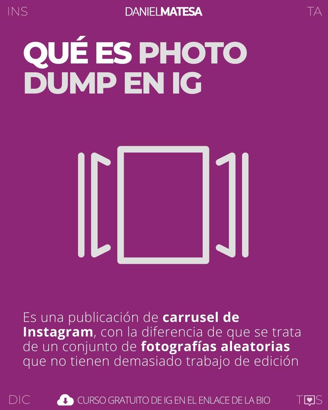 PHOTO DUMP Instagram: qué es y cómo usar