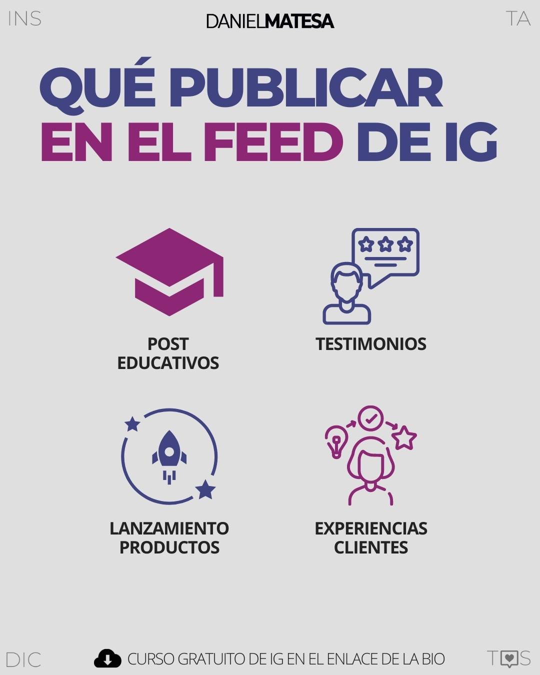 Diferencia entre reel y feed vs Post vs Stories / historias