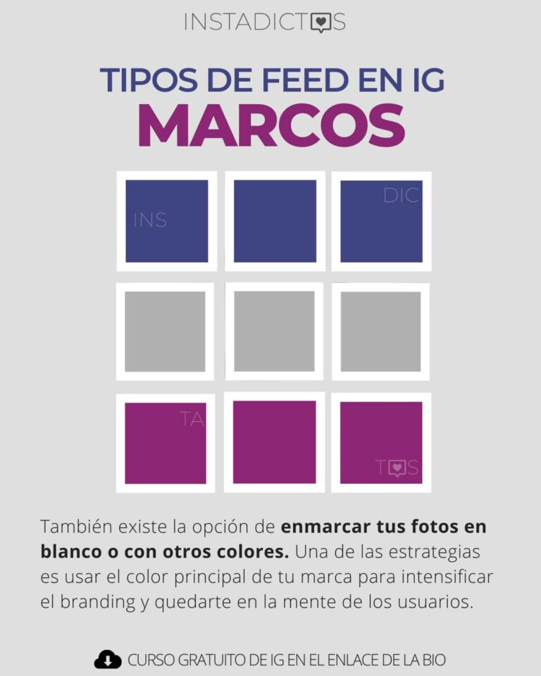 FEED de INSTAGRAM | Creativos con ejemplos - Tipos y aplicaciones